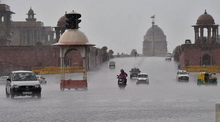 rains in delhi